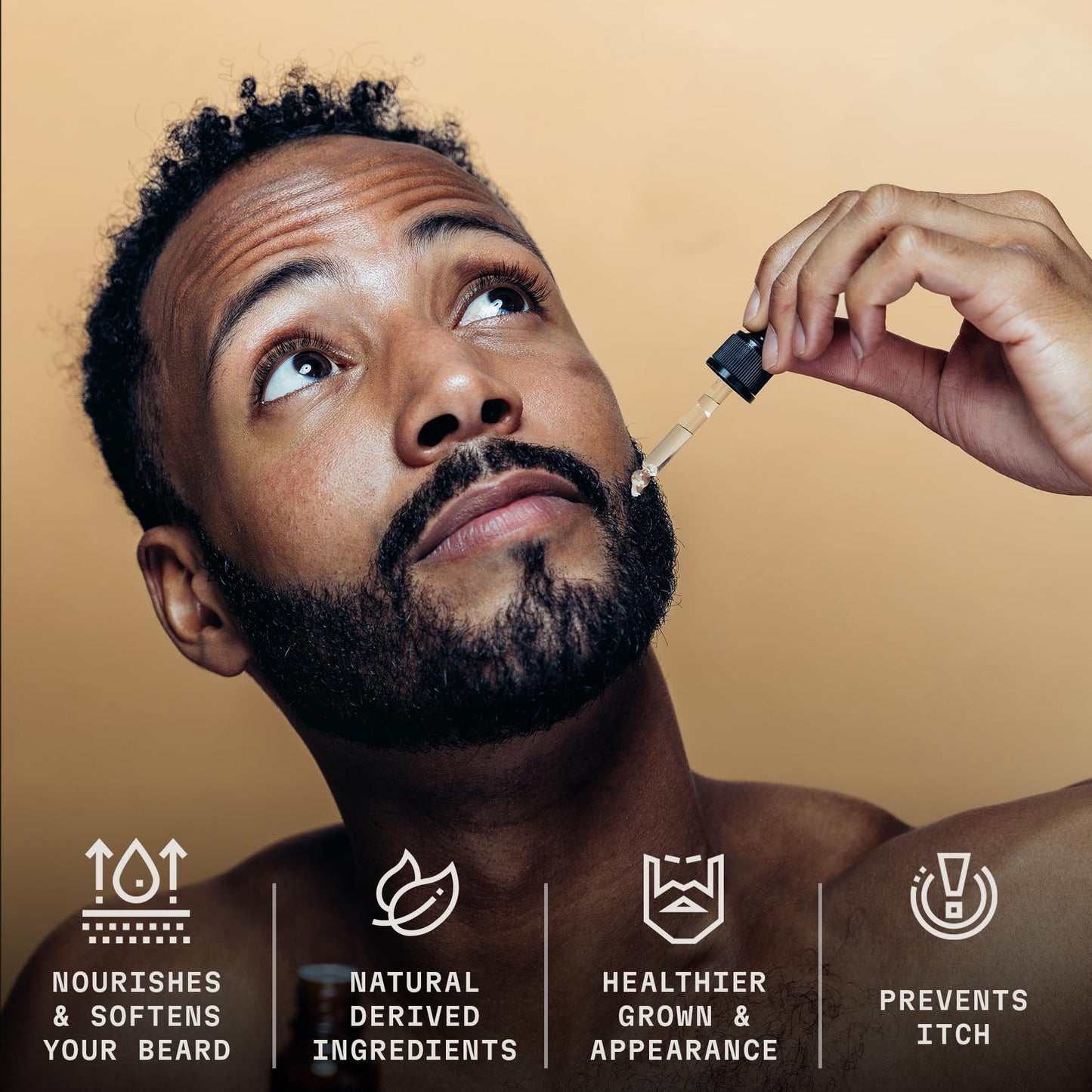Striking Viking Beard Oil for Men - Naturally Derived Conditioner with Almond, Tea Tree, Argan & Jojoba Oil for Beard Growth, Softening & Moisturizing