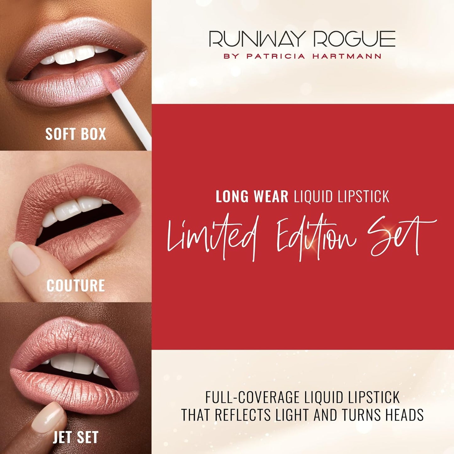 Mini Long Wear Liquid Lipstick Set - Rodeo Trio in Soft Box, Jet Set & Couture | Limited Edition