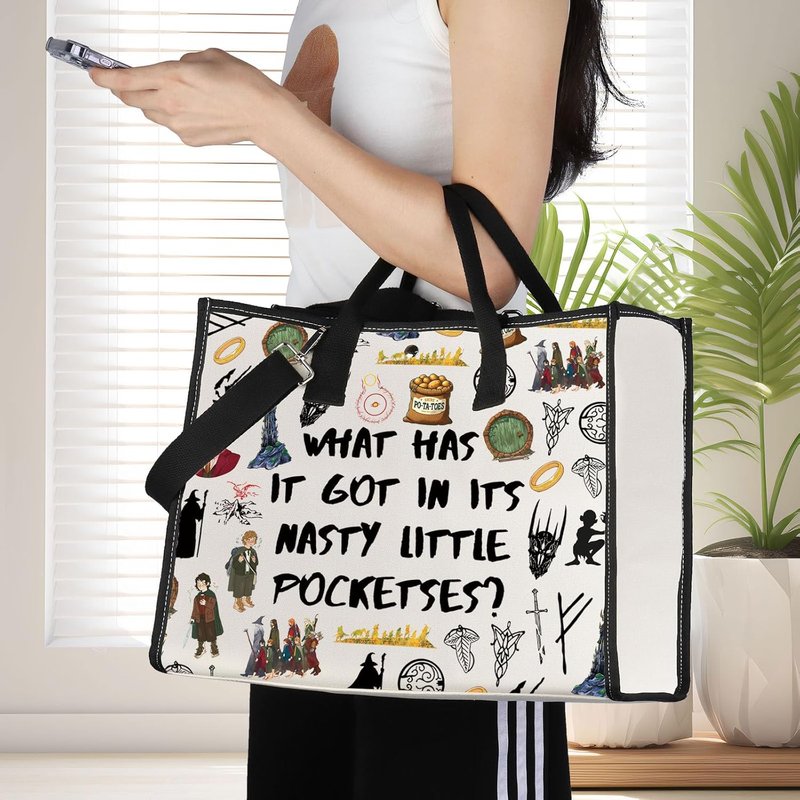 Fantasy Movie Makeup Bag - Unique Gift for Fantasy Lovers | Cosmetic Organizer with Fun Design