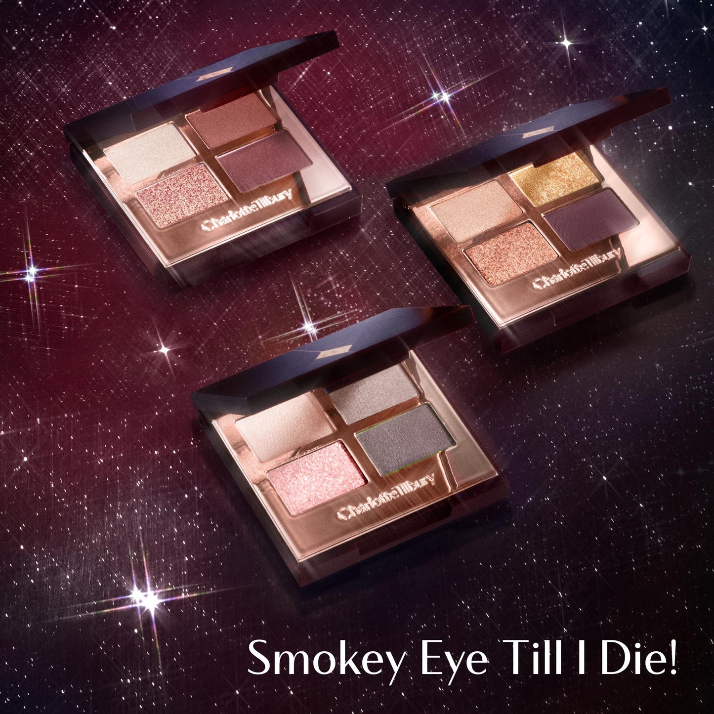 Charlotte Tilbury Luxury Palette Eyeshadow - Shimmer, Metallic & Satin Matte Eyeshadow Quad with a Rich Powder Formula - Includes 4 Complementary Shades - The Golden Goddess