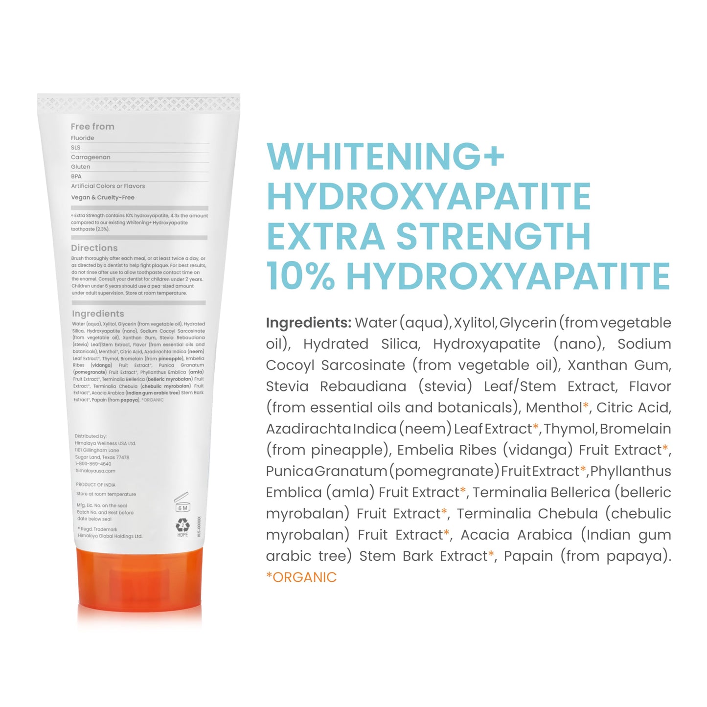 Himalaya Botanique 10% Nano Hydroxyapatite Toothpaste, Mint, 3 oz
