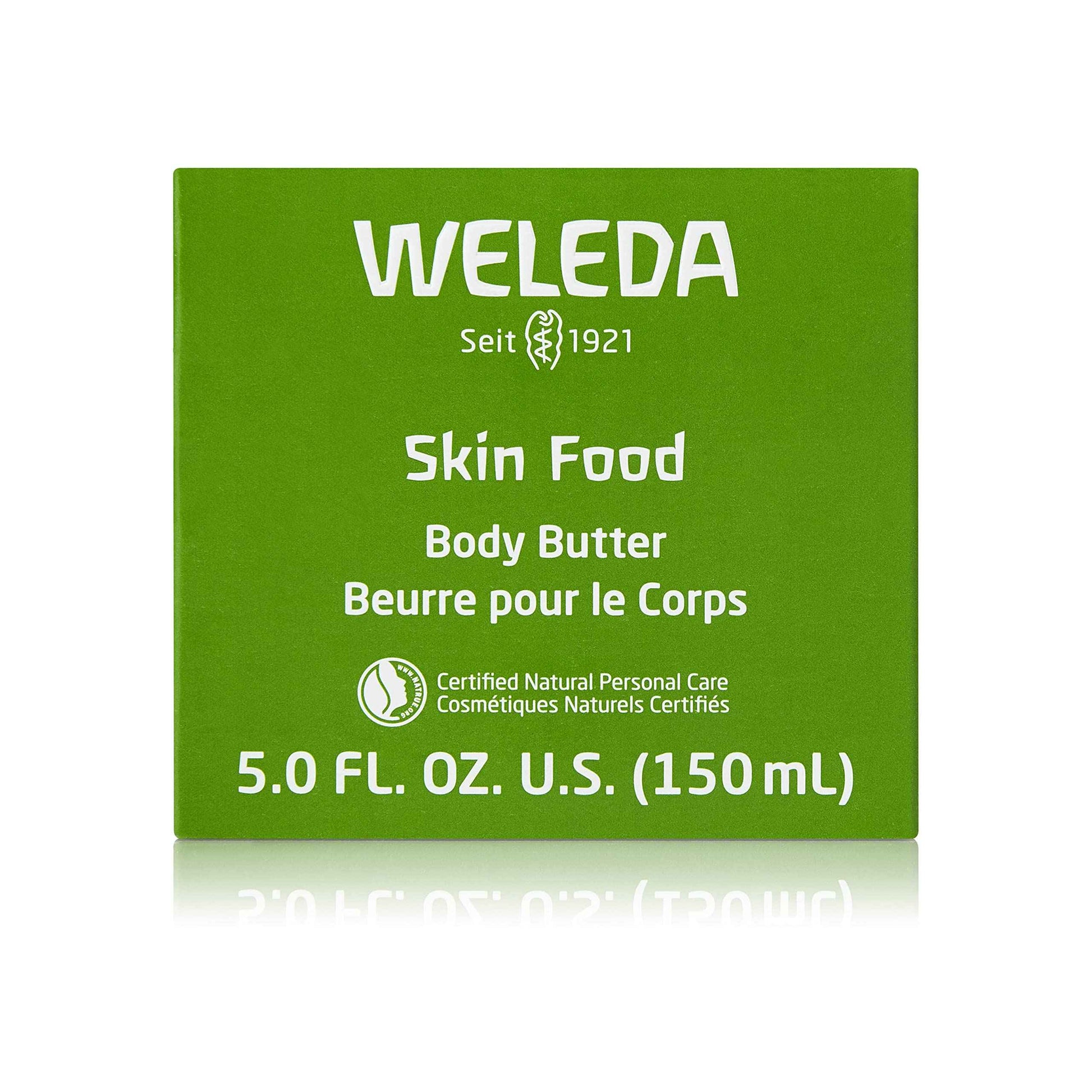 Weleda Skin Food Body Butter 5 Fluid Ounce, Sustainable Glass Jar, Plant Rich Hydrating Moisturizer with Shea and Cocoa Butter, Sweet Almond Oil and Pansy