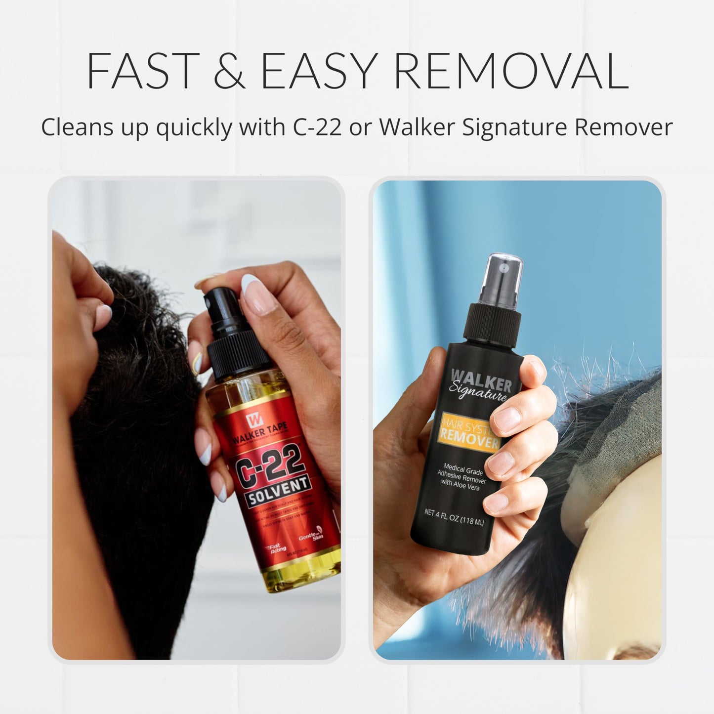 Walker Tape Ultra Hold Brush-On Adhesive 3.4 oz, Waterproof Clear-Drying Wig Glue for Lace Systems and Tape in Hair Extensions Human Hair, Strong Long Lasting Liquid Adhesive for Hairpiece Bonding