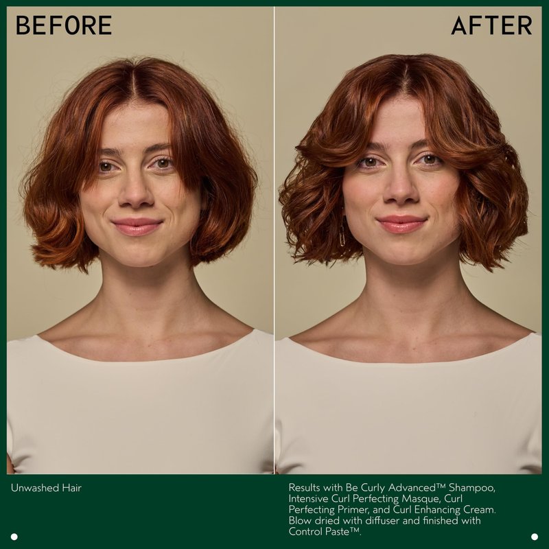 Aveda Be Curly Advanced Curl Enhancer Hair Cream | Defines Curly and Wavy Hair | Hydrates, Reduces Frizz, Adds Shine | Air Dry or Blow Dry | Silicone Free | 98% Naturally Derived*, 6.7 Fl Oz