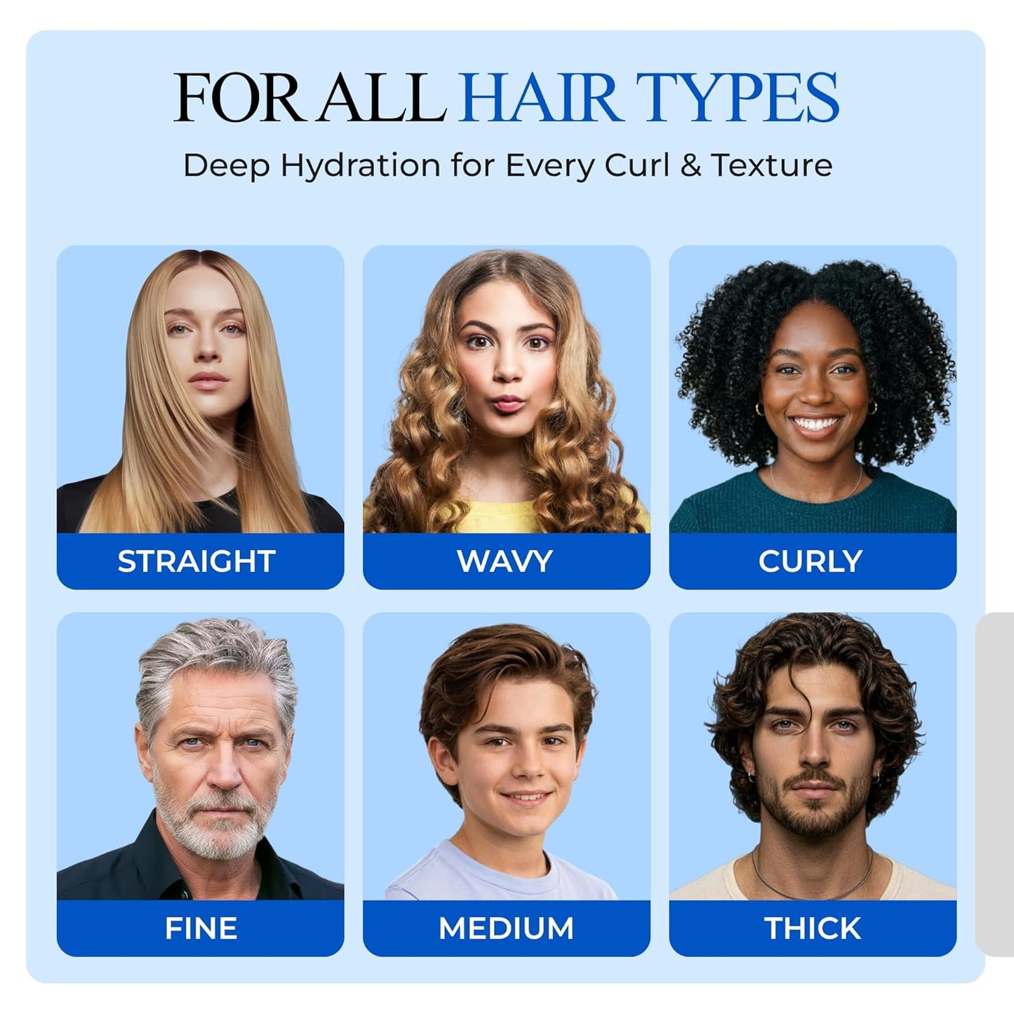 Curly Hair Moisturizer - Paraben & Sulfate Free Leave-In Conditioner for Extra Dry, Coarse Hair | 32 oz