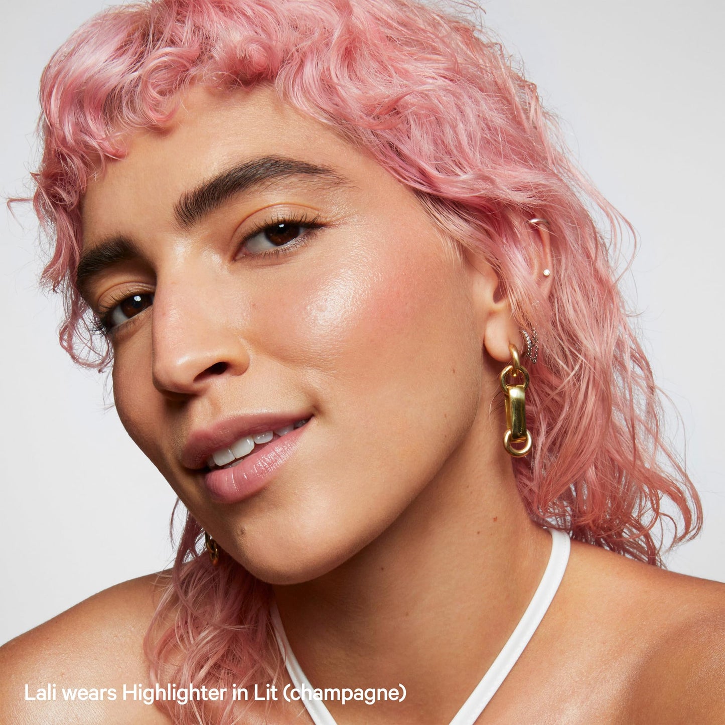 Milk Makeup Bronzer, Blush + Highlighter Full Size Trio – Bronzer in Baked .19oz, Cream Blush + Lip Color in Werk (Dusty Rose) .21oz + Highlighter Stick in Lit (Champagne) .21oz – Hydrating Formulas