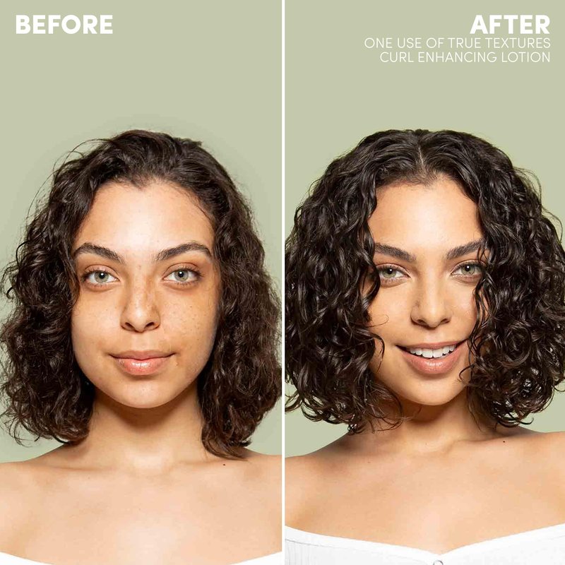 Mizani True Textures Curl Enhancing Leave In Conditioner - Moisturizing Curl Cream, Smooths and Adds Hair Shine, With Coconut Oil, For Curly Hair