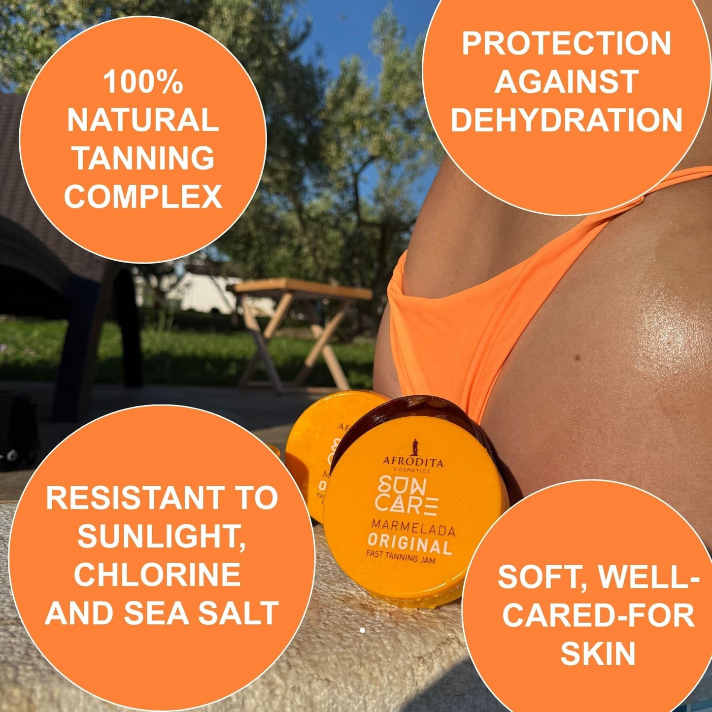 SUN CARE Marmelada Fast Tanning Jam Bronze Skin 6.76 FL Oz/ 200ml