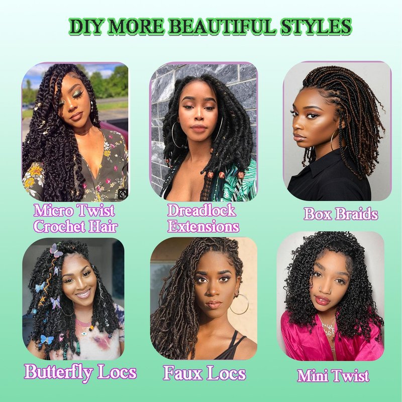 Leximi Afro Kinkys Bulk Human Hair for Dreadlocks Extensions Repair Locs Twist Braiding Afro Kinky Human Hair for Locs 1 Pack 50 Gram Natural Black Color 10 inch