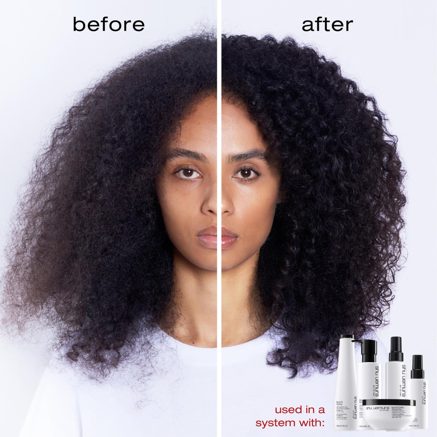 shu uemura art of hair Izumi Tonic Strengthening & Thickening Rice Water Shampoo | Hydrates and Repairs Damaged Hair | Smooths and Adds Shine | With Japanese Rice Water | For All Types of Fragile Hair