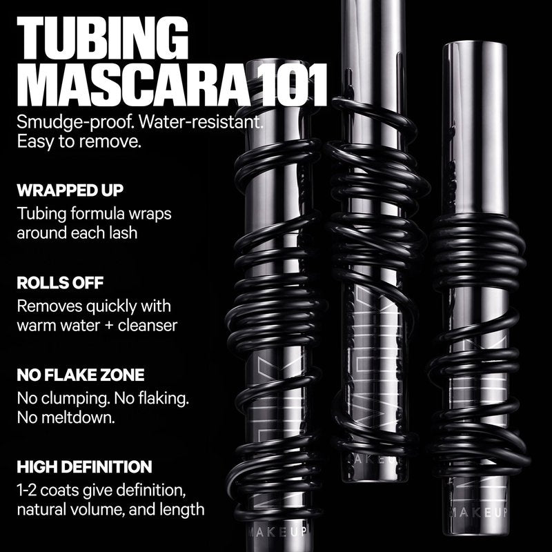 Milk Makeup KUSH High Roll Tubing Mascara – Clean Longwear Mascara for Natural Volume, Length + Definition – Water-Resistant, Smudge-Proof + Flake-Free Up to 24 Hours – 0.3 oz