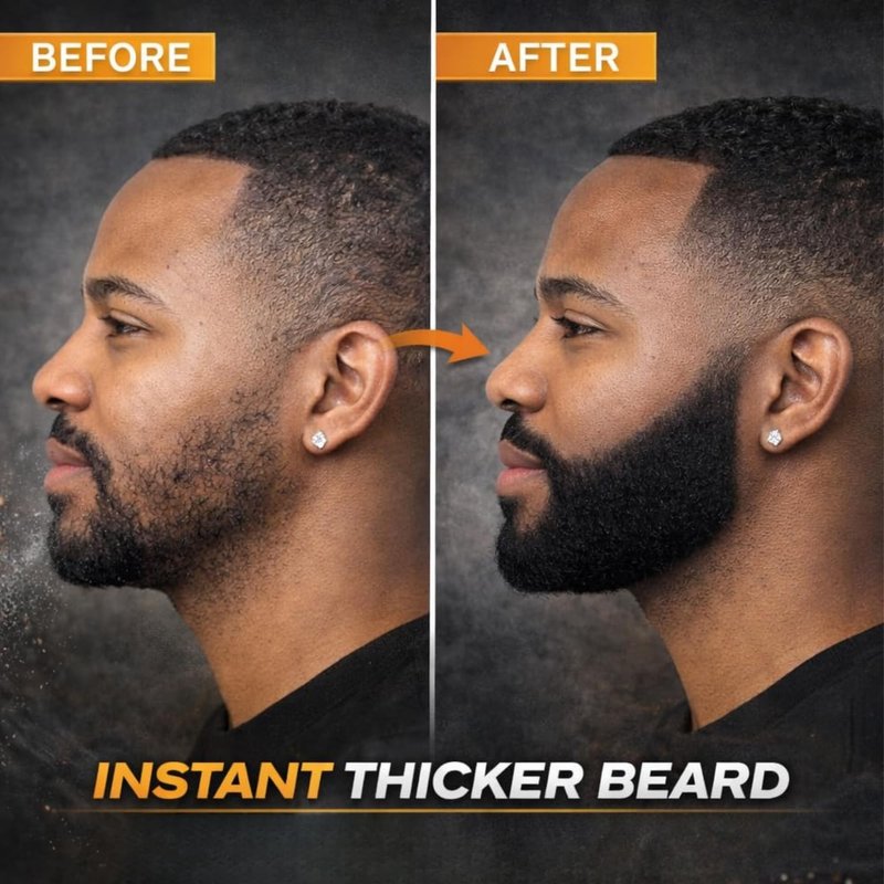 Hair Thickening Fibers (Black), Hair Fiber Locking Spray + Applicator Fiber Pump to create Natural looking Fuller Hair and Beard | Man Card Included | Hair Set by the THE MAN KIT