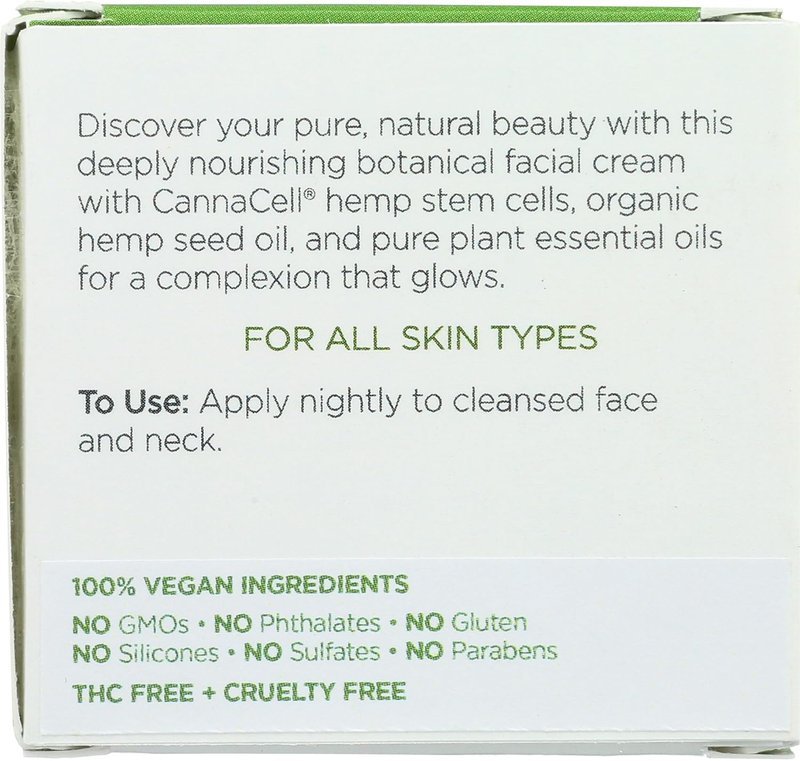 Andalou Naturals Dreamy Night Cream - CannaCell Infused Hydration | 1.7 Ounces
