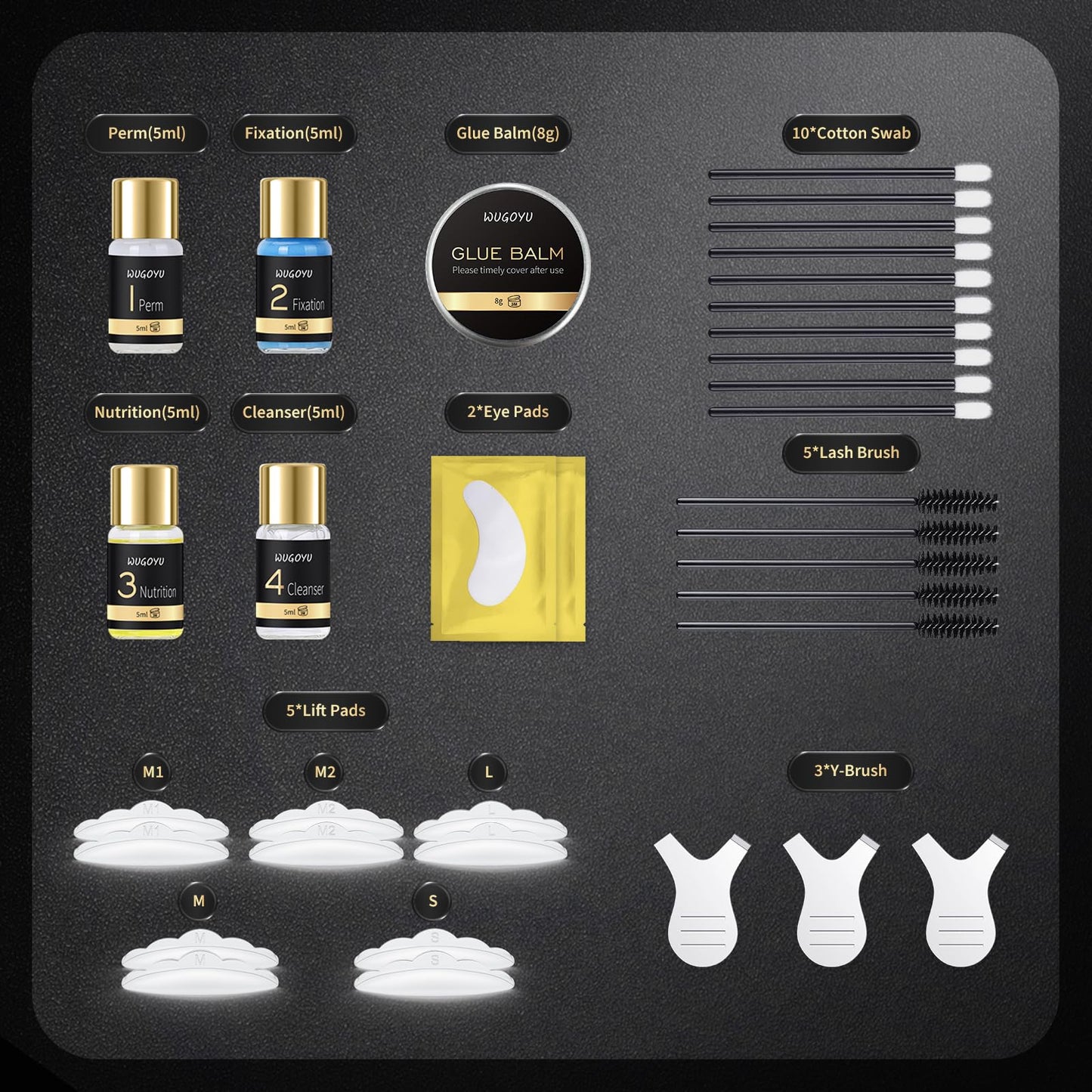 Lash Lift Kit - Brow Lamination Kit, Eyebrow Lamination Kit, Professional Eyelash & Brow 2 IN 1 Perm Kit, Eyebrow lift Kit, Fuller & Thicker Brows Suitable for Salon & Home Use, Lasts For 4-6 Weeks