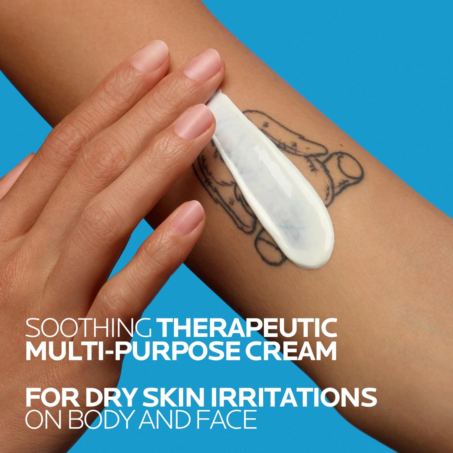 La Roche-Posay Cicaplast Balm B5 Skin Barrier Repair Cream with Centella Asiatica, Shea Butter & Panthenol | Multi-Purpose Healing Ointment for Dry, Irritated Skin | Face & Hand Balm, Baby Safe, 100ml