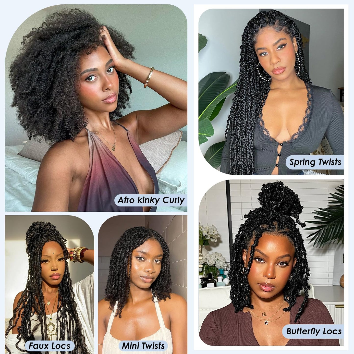 Afro Kinkys Bulk Human Hair,12 Inch 50g/Pack Afro Kinky-Curly Human Hair Bulk for Mini Twist,4c Auburn Brown Bulk Human Braiding Hair For Micro,Crochet,Repair, Dreadlocks,Locs Extensions #30