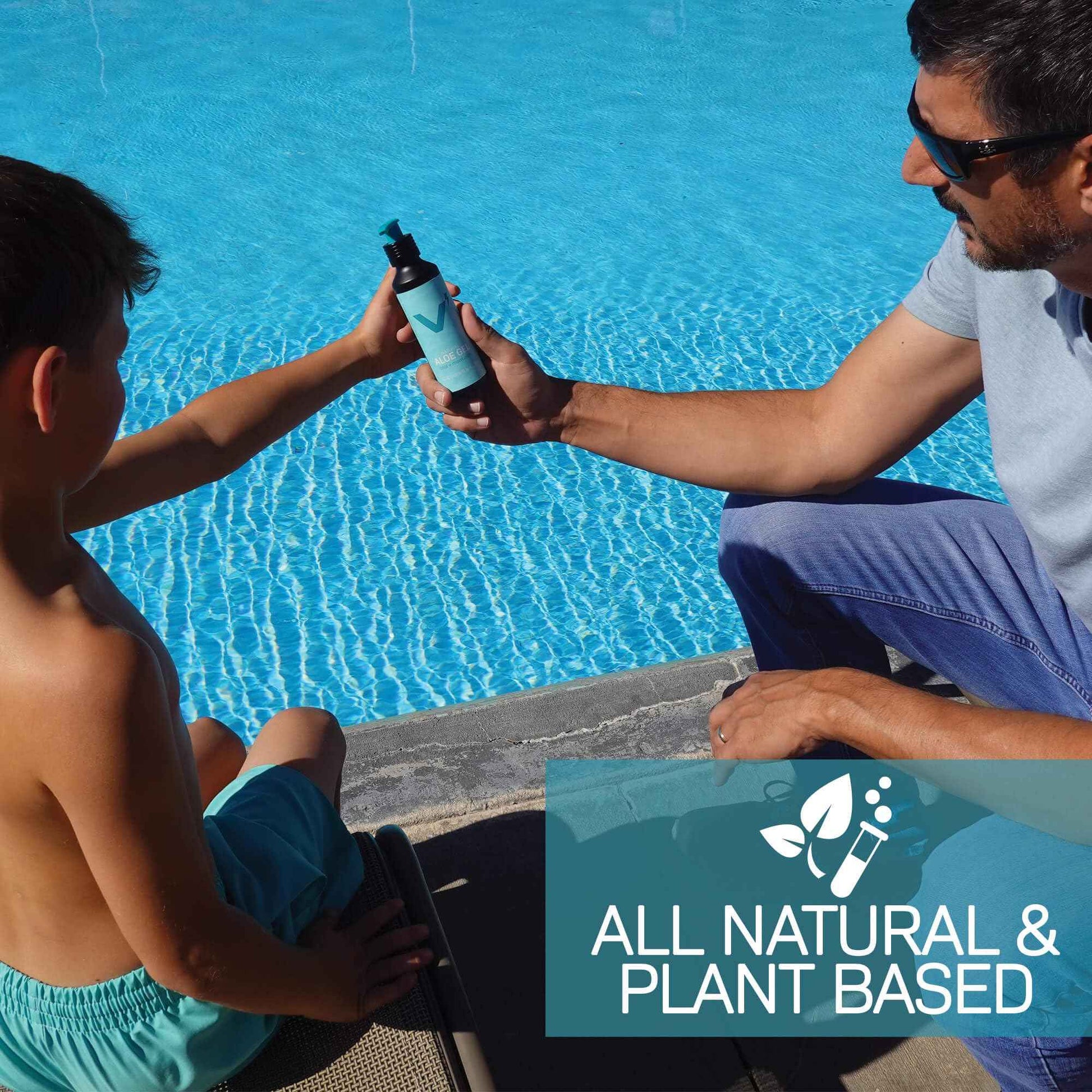 VOLT Organic Aloe Vera Gel for Face & Skin - Soothes, Moisturizes & Refreshes Naturally - 5. Fl. Oz (150ml)