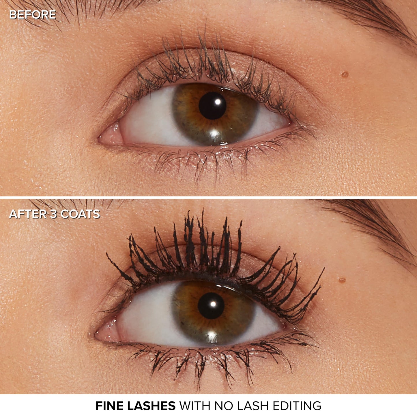 Too Faced Better Than Sex Volumizing and Lengthening Mascara | Vegan Formula, Dramatic Volume and Length | Cruelty-Free Eye Makeup + Hourglass Brush for False Lash Effect, Black, 0.27 Fl Oz