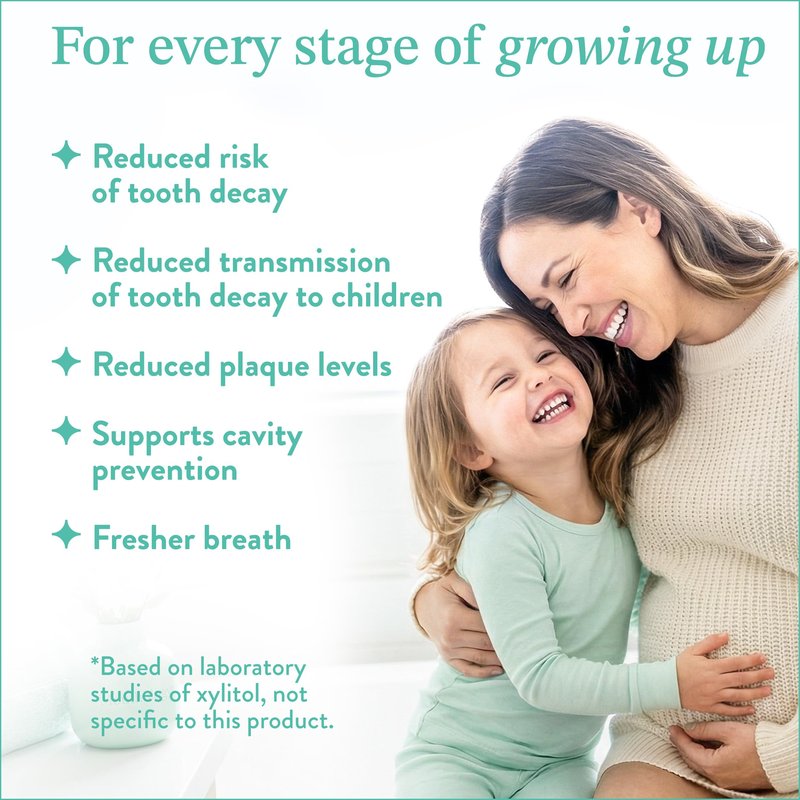 Mouthology Hydroxyapatite Kids Toothpaste Fluoride Free with Xylitol, Non Toxic Fluoride Free Toothpaste for Kids, All Ages (1-3), (3-6) & (6-12) Subtle Mint, 4oz