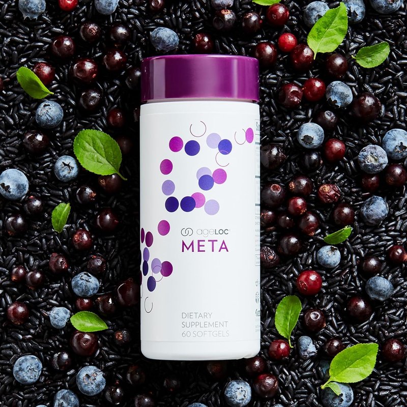 Nu Skin ageLOC Meta Tablets for Women & Men | Metabolic Nutritional Support with Antioxidants | Gut Health Support | Energy & Wellness Vitamins