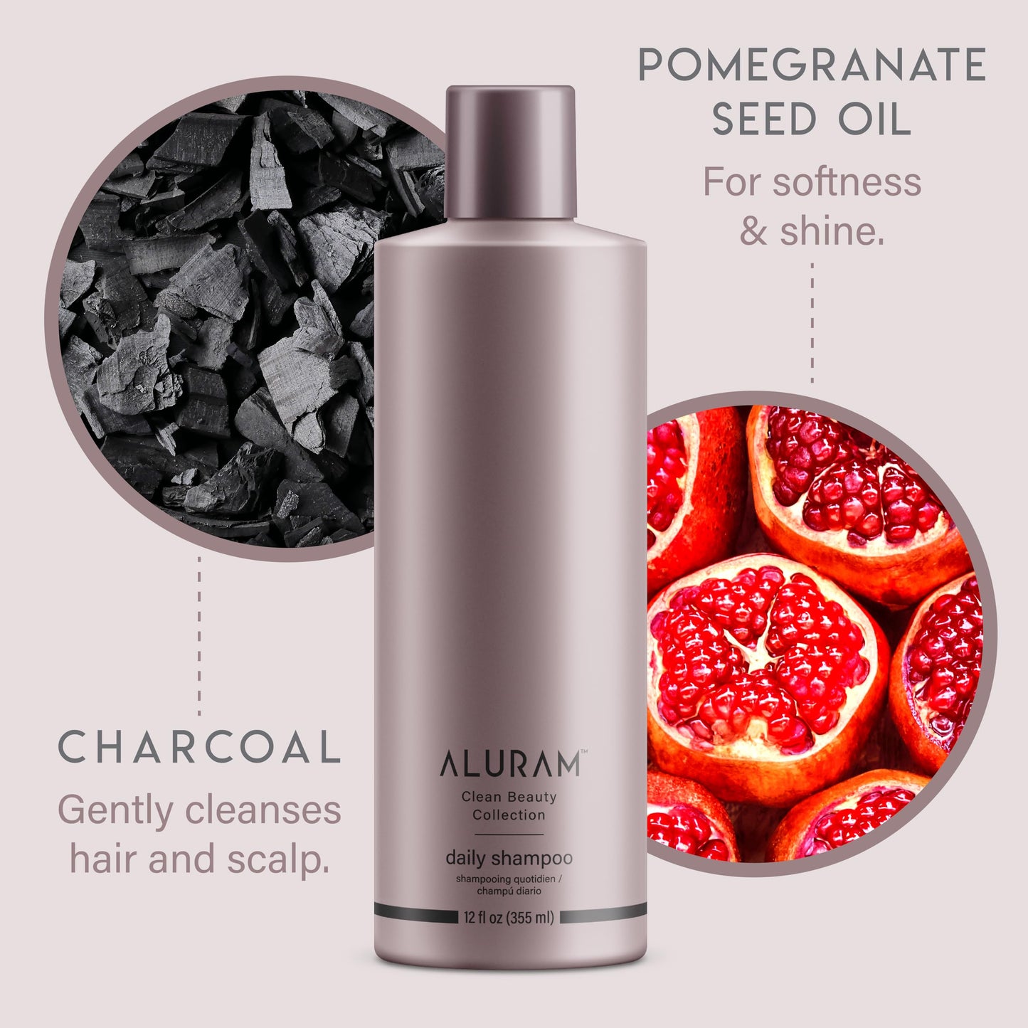 Aluram Coconut Water Daily Shampoo for Men and Women, Detoxifying Hydration and Volume for All Hair Types