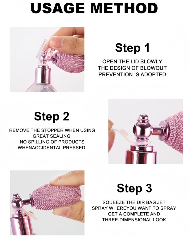 Melemando 5 Colors Shimmering Highlighter Powder Spray, Fine Sparkle Glitter Highlighter Makeup Powder High Gloss Spray for Face Body & Hair(04 Diamond Champagne)