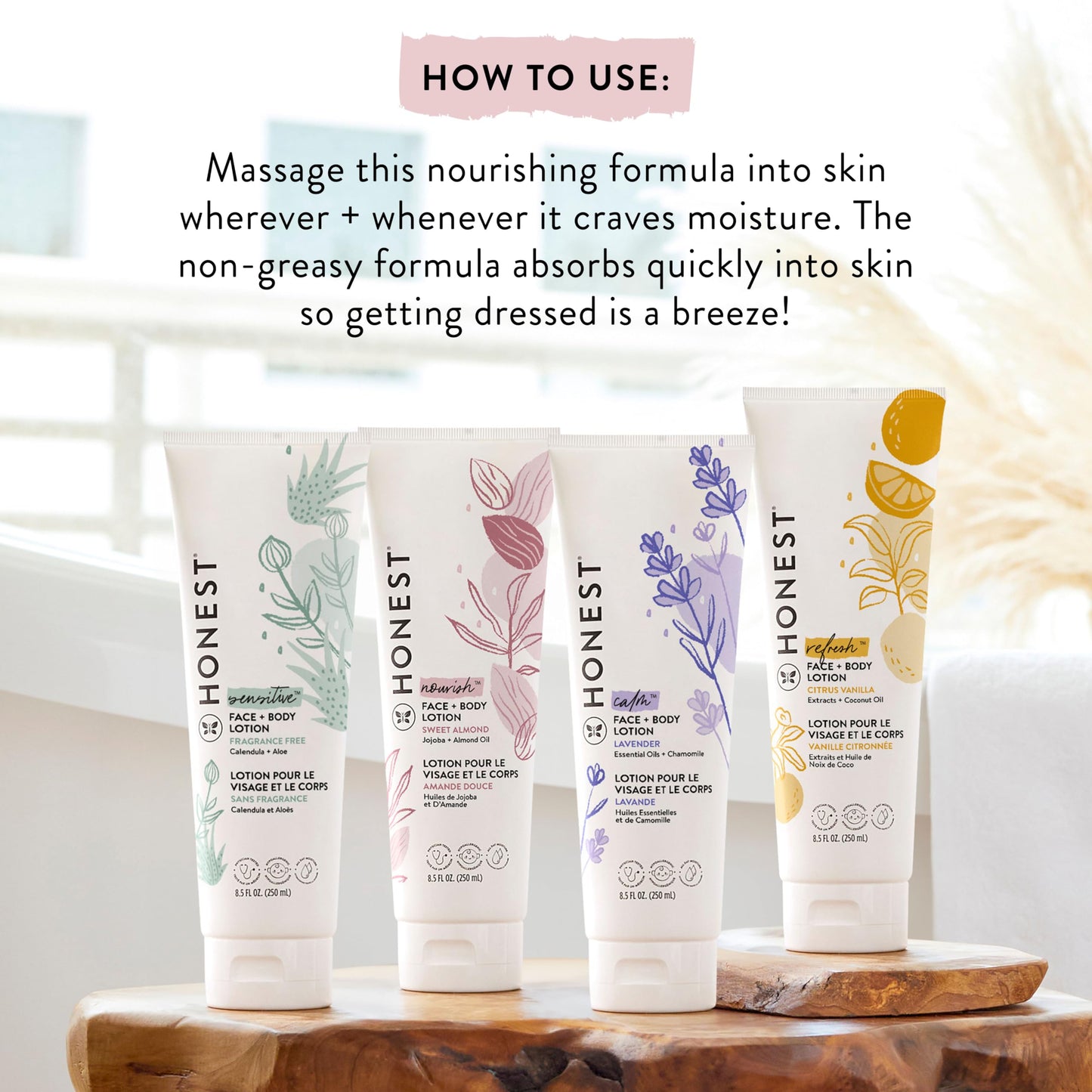 The Honest Company 2-in-1 Cleansing Shampoo and Body Wash Face Lotion Bundle Gentle for Baby Naturally Derived Sweet Almond Nourish 18.5 fl oz