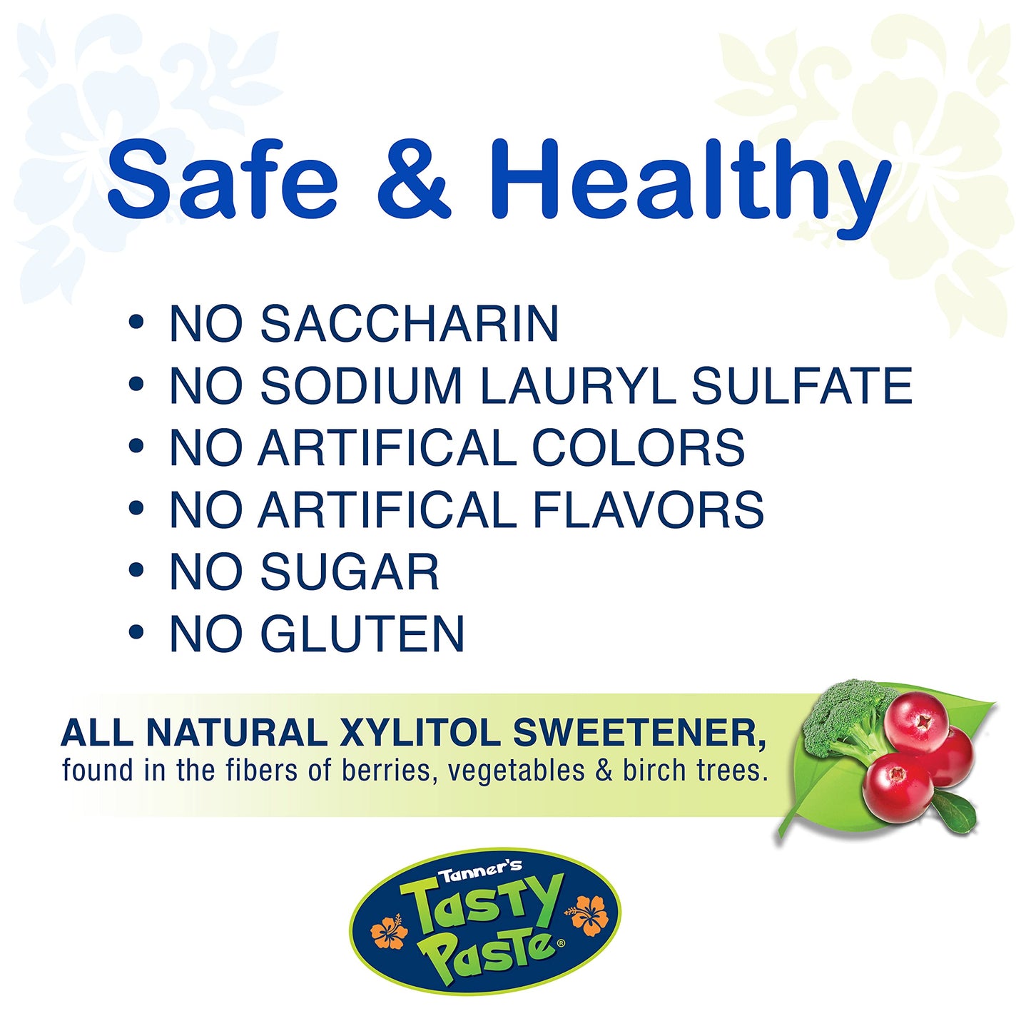 Tanner's Tasty Paste Vanilla Bling - Anticavity Fluoride Children’s Toothpaste/Great Tasting, Safe, and Effective Vanilla Flavored Toothpaste for Kids (4.2 oz.)