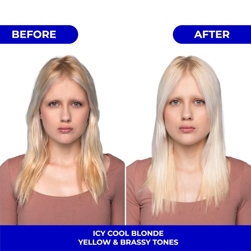 naissant Icy Cool Blonde Purple Shampoo & Toning Mask Set | Ultra High-Purity Pigments | Neutralizes Yellow & Brassy Tones | Hyaluronic Acid & Biotin | Paraben & Sulfate Free | 2 x 10.1 Fl Oz