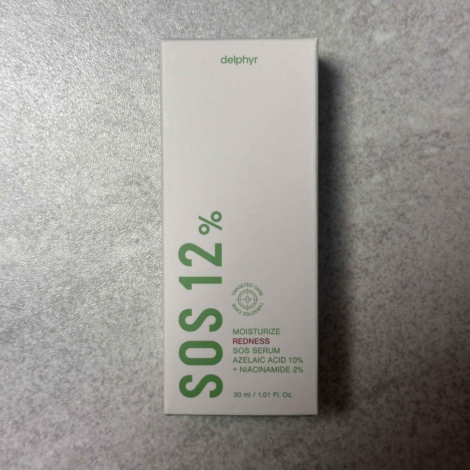 delphyr Moisturize Redness SOS Azelaic Acid 10% + Niacinamide 2% Serum – Redness & PIH Soothing, Vegan & Fragrance-Free, Non-Comedogenic (30ml/ 1.01 fl oz.)