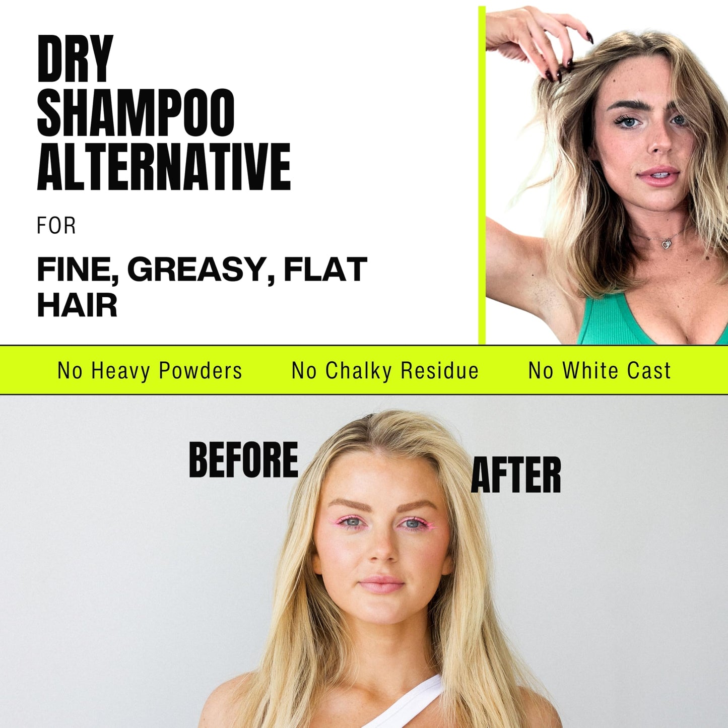 Unsubscribe Skip Day Oil Absorbing Volume Spray - Post-Workout Dry Shampoo Alternative for Women - Oily and Fine Hair - Hair Refresher Spray - Adds Weightless Volume - No White Residue - 1.75 fl oz