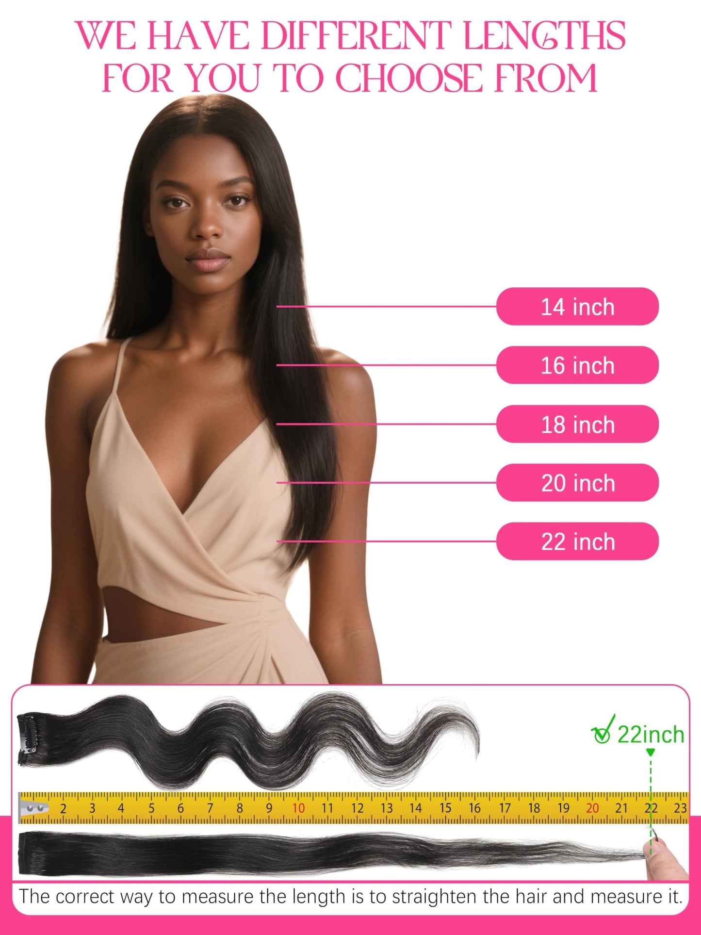 Lacer Body Wave Clip in Hair Extensions, 7 Pcs 120g Wavy Clip in Extensions for Women Grade Brazilian Virgin Human Hair Natural Black 18 Inch