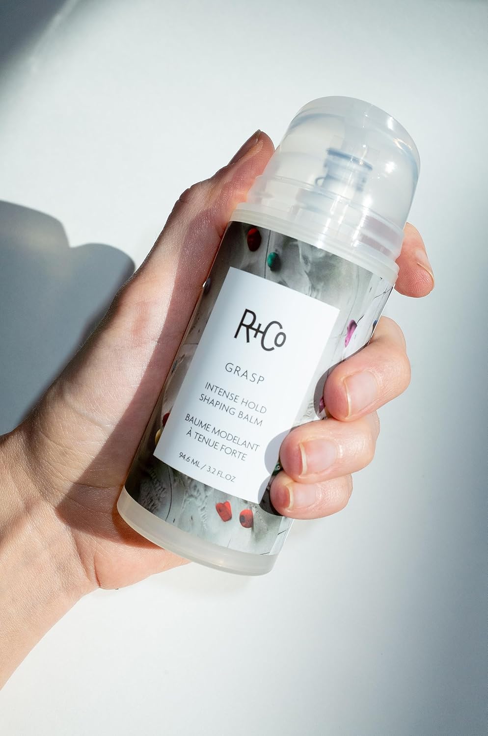 R+Co Grasp Intense Hold Shaping Balm - Strong Hold Hair Styling Cream | 94.6 ml / 3.2 oz