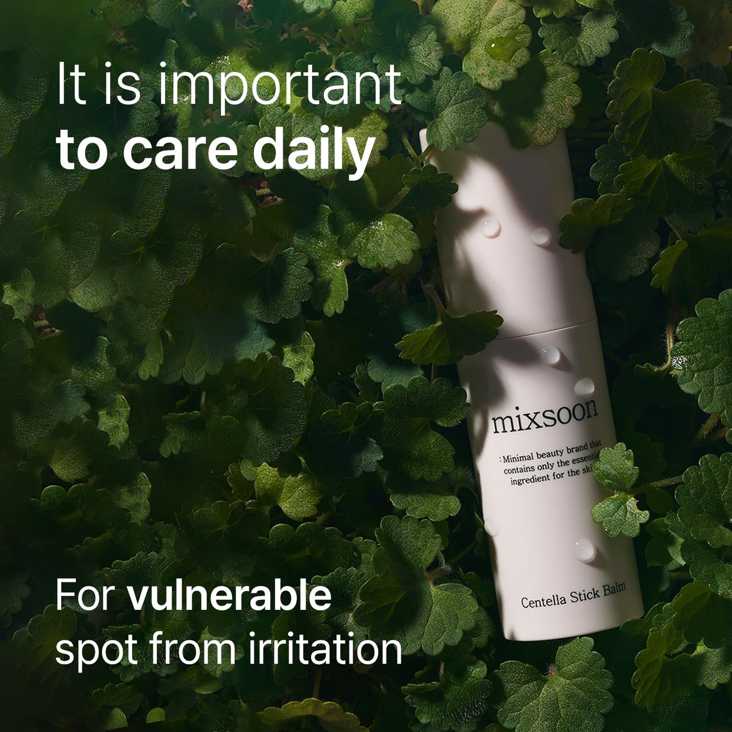 mixsoon Centella Stick Balm - Soothing, Moisturizing and Barrier Care Stick, Caming Balm 11.5g / 0.38 fl.oz. Korean Glass Skin Care