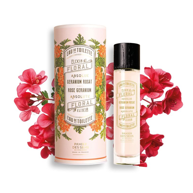 Panier des Sens Rose Geranium Eau de Toilette for Women, 1.7 fl oz
