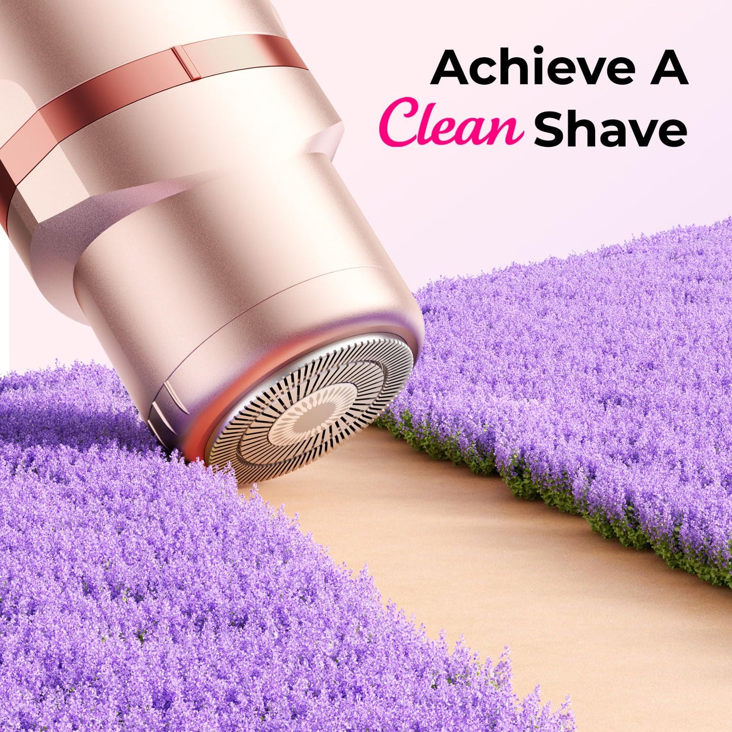 Bikini Trimmer for Women Pubic Hair: 2 in 1 Electric Razors for Women - Rechargeable Electric Shaver - IPX7 Waterproof Lady Shaver for Travel & Shower Use in Summer