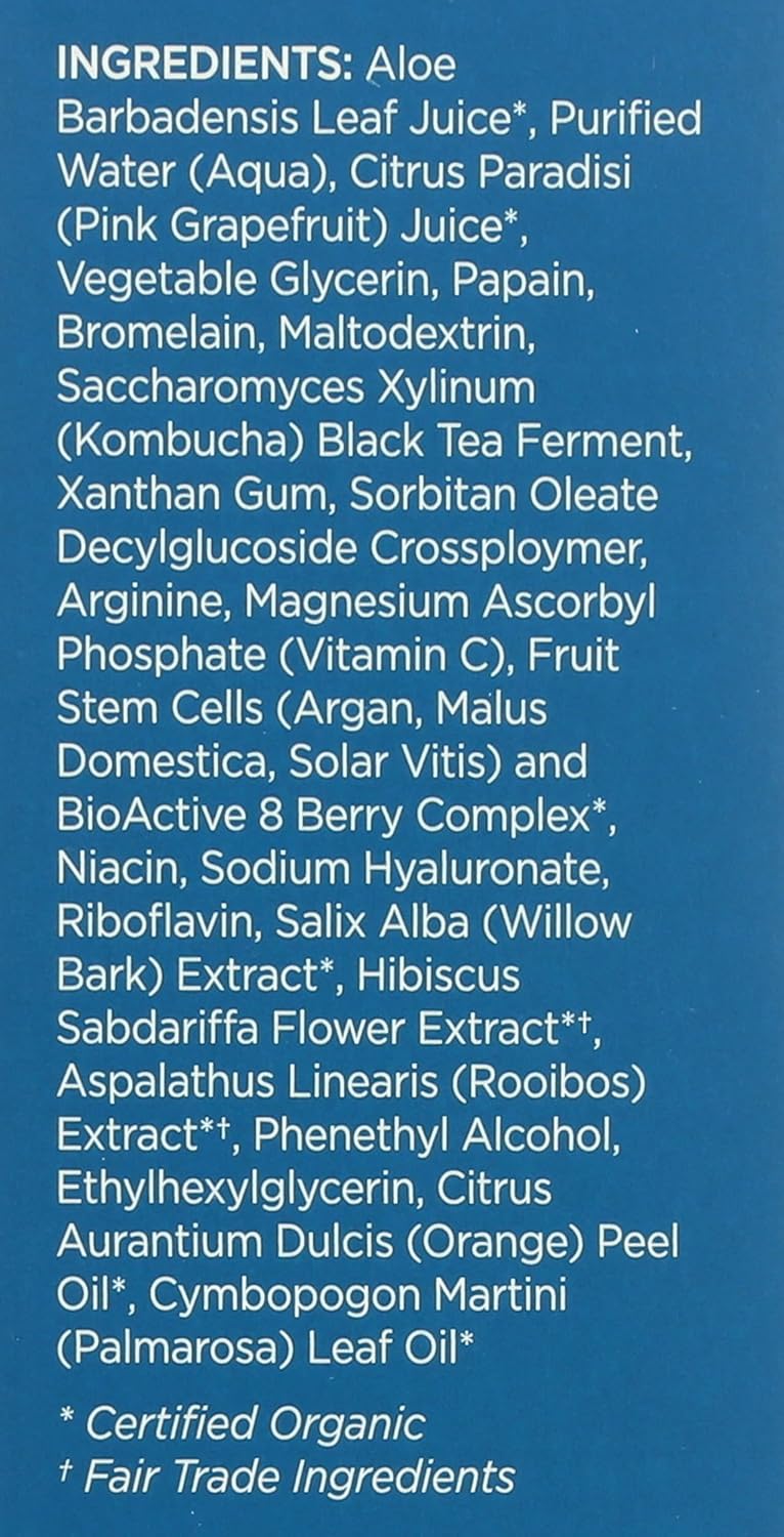 Andalou Naturals Kombucha Enzyme Exfoliating Peel - Brightening Facial Treatment, 1.8 Oz