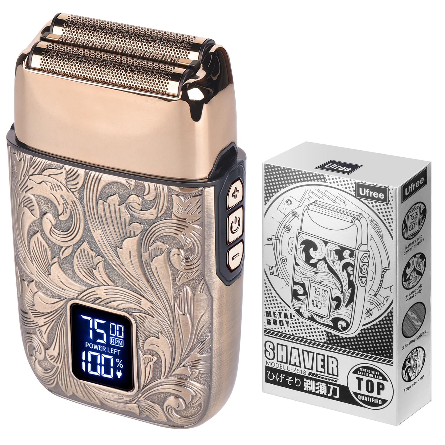 Ufree Foil Shaver for Men, Electric Razor, Face Shaver