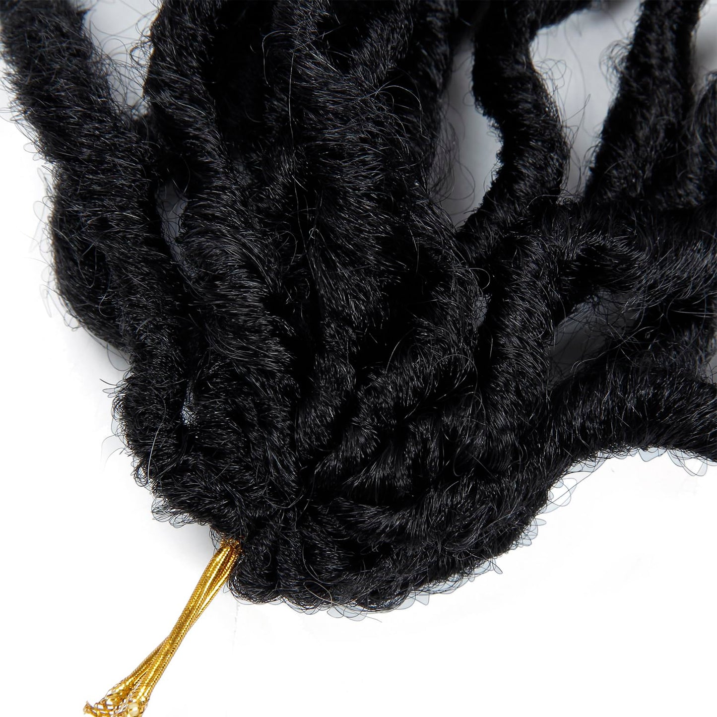 8Packs Faux Locs Crochet Hair 24Inch Soft Locs, Crochet Locs With Curly Ends Boho Faux Locs Blonde Crochet Braids (1B/27/613, 24(Pack of 8))