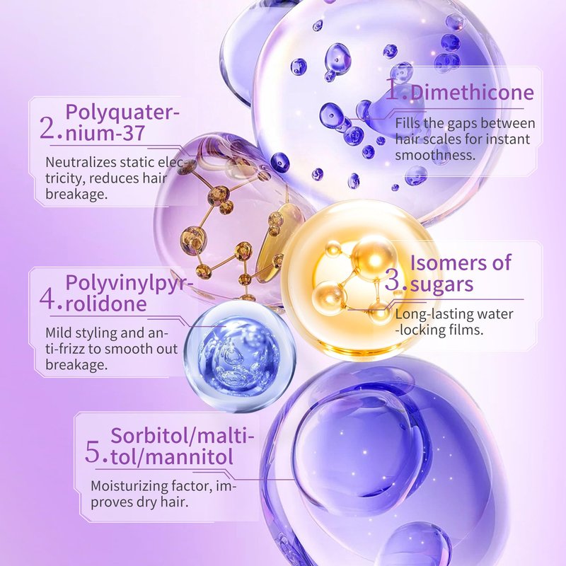 DR.Seya Instant Smoothing Leave-In Conditioner - Multi-tasking softening, & Repairs Damaged Hair, Locks in Hydration, Eliminates Frizz, with Plant Extracts