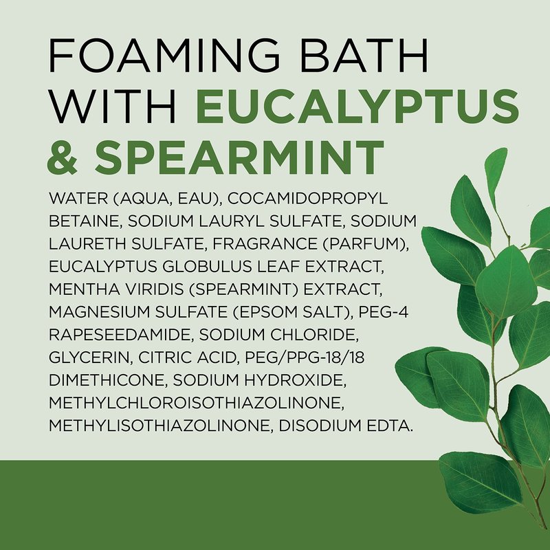 Dr Teal's Relax & Relief Bath Gift Set, Eucalyptus & Spearmint Essential Oil , 4 Piece