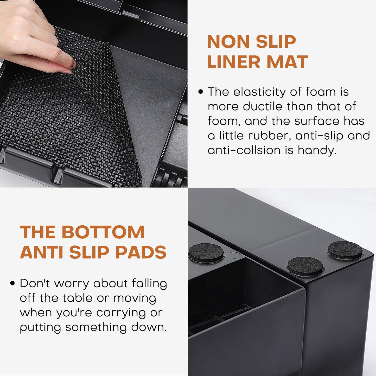 Large Barber Station Organizer for Corded Clippers & Guards, Barber Clipper Tray Anti-slip Hair Trimmer Holder, Multifunctional Detachable Hairdressing Tool Holder, Salon Haircut Supplies Storage Case