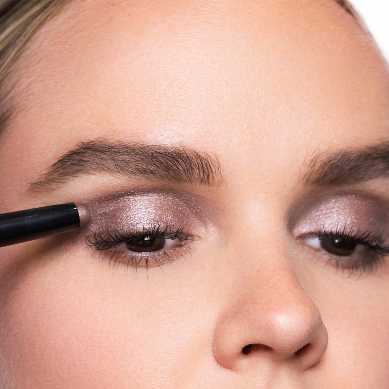 Trish McEvoy 24-Hour Eyeshadow Stick & Liner in Shade Smokey Quartz, Long-Wearing Crease-Proof Cream Eyeshadow, Pigment-Rich Smudge-Proof Formula, 0.058 oz / 1.64 G