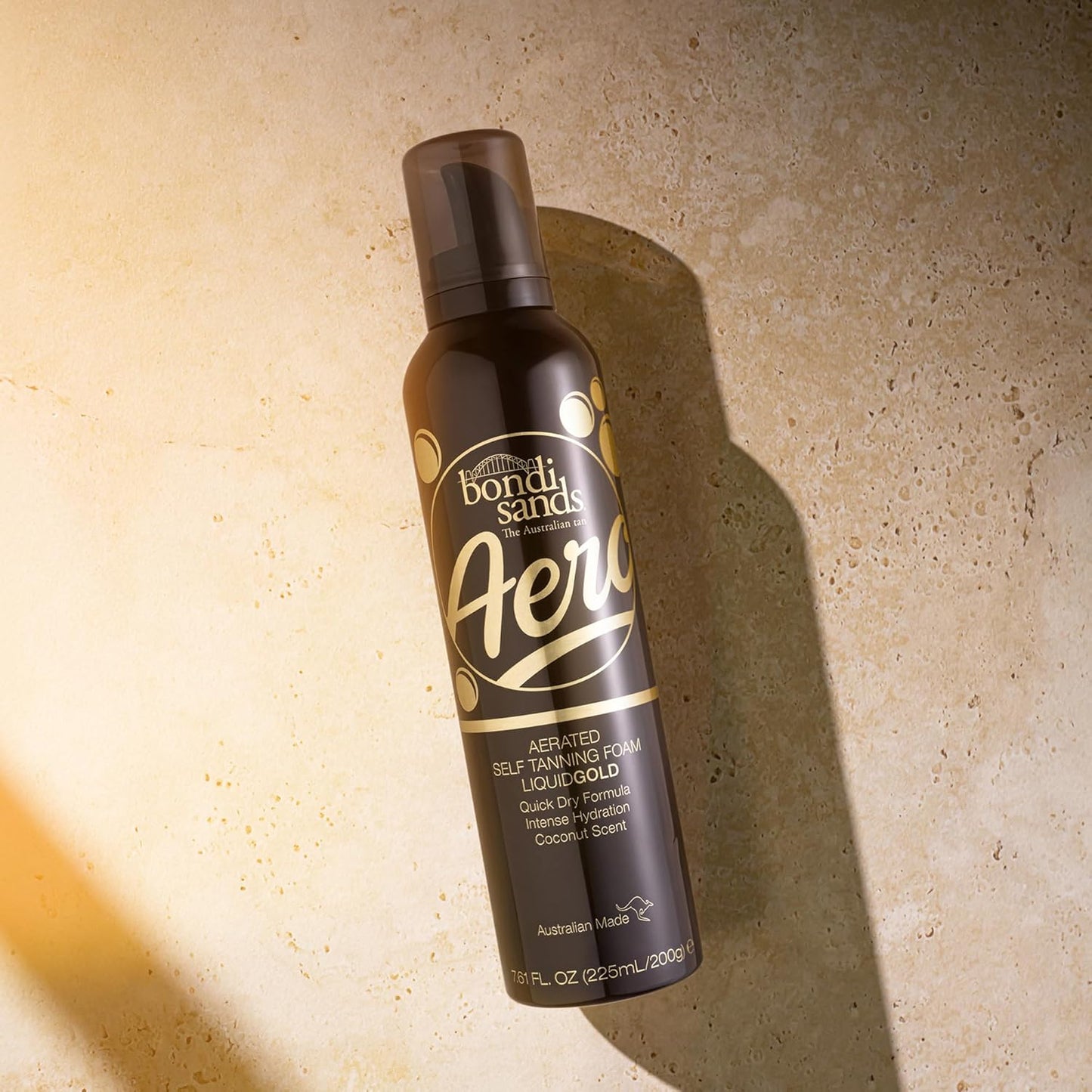 Bondi Sands Aero Self Tanning Foam - Lightweight, Fast-Drying Formula for a Hydrated, Long-Lasting Bronze Glow | 7.61 Oz/225 mL