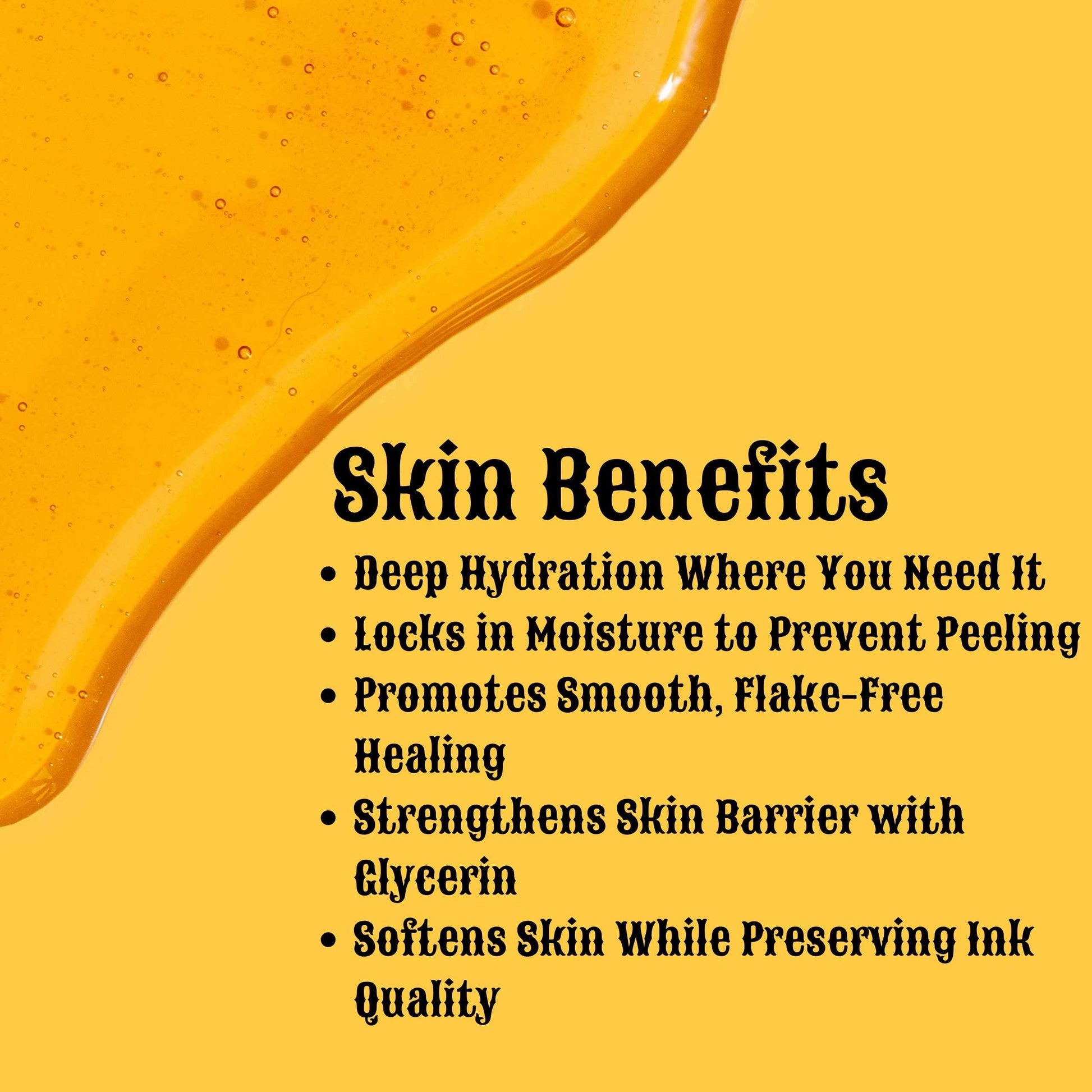 TattyBee Tattoo Soothing Gel & Moisturizer – Calming Aftercare for New Tattoos – Aloe, Green Tea, Chamomile & Cucumber – Fast-Absorbing, Fragrance-Free Hydration – 4oz