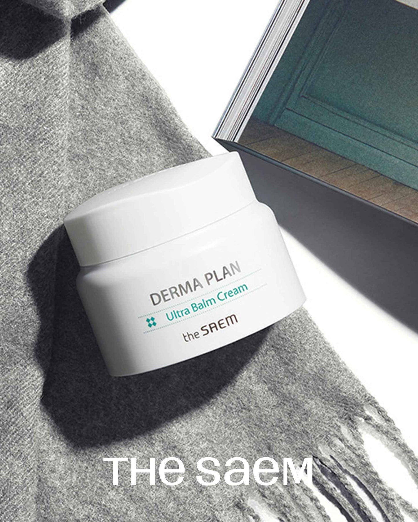 THESAEM Derma Plan Ultra Balm Cream 60ml / 2.02oz - Ceramide and Shea Butter Intensive Hydrating and Soothing Facial Cream, Vegan and Hypoallergenic Skin Care