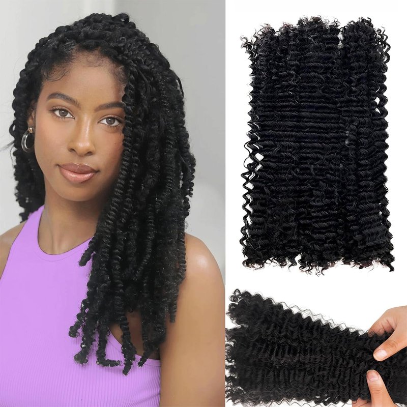 Human Braiding Hair for Boho Braids 18 Inch 100g Human Hair Braiding Hair No Weft Curly Human Hair Extensions for Bohemian Knotless Braids 2Bundles/Pack Deep Wave Bulk Human Hair for Braiding