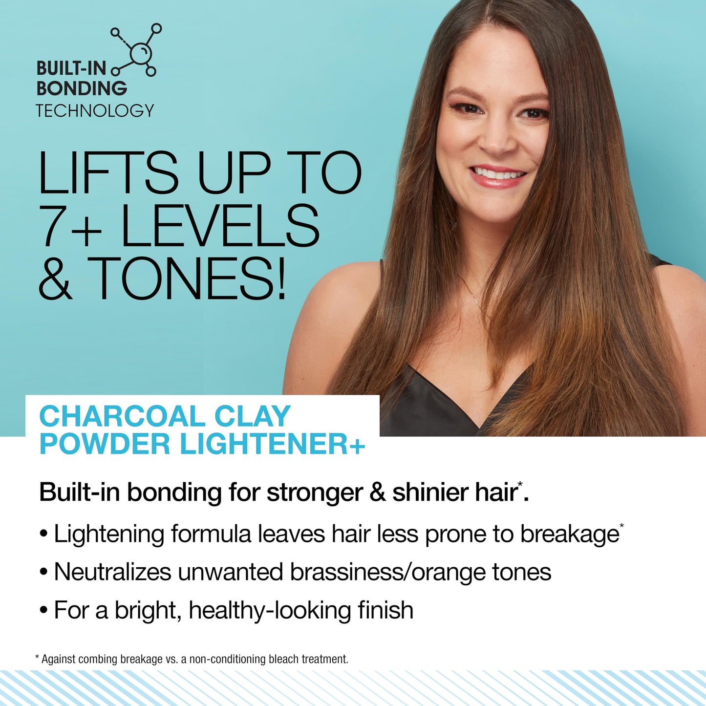 AGE beautiful Charcoal Clay Powder Hair Lightener with Ultra Bond Building, Lifts Up to 7+ Levels, Lightens & Tones in One Step, Professional Salon Lightener for Lightening & Highlights, 6 oz
