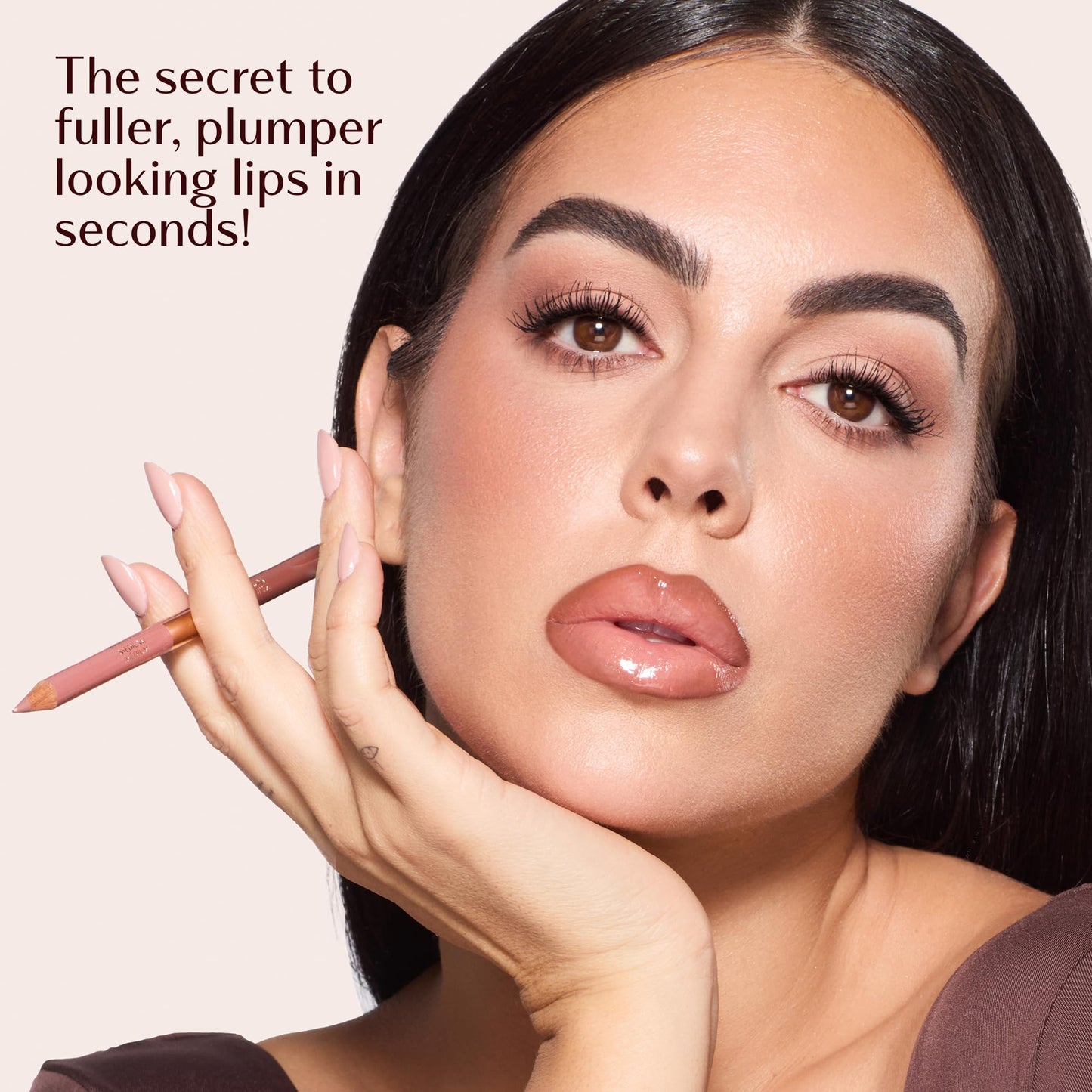 Charlotte Tilbury Lip Cheat Contour Duo - Dual-Sided Lip Liner Pencil to Sculpt & Fill for an Easy Contour Effect - Helps Prevent Lipstick Feathering - Medium