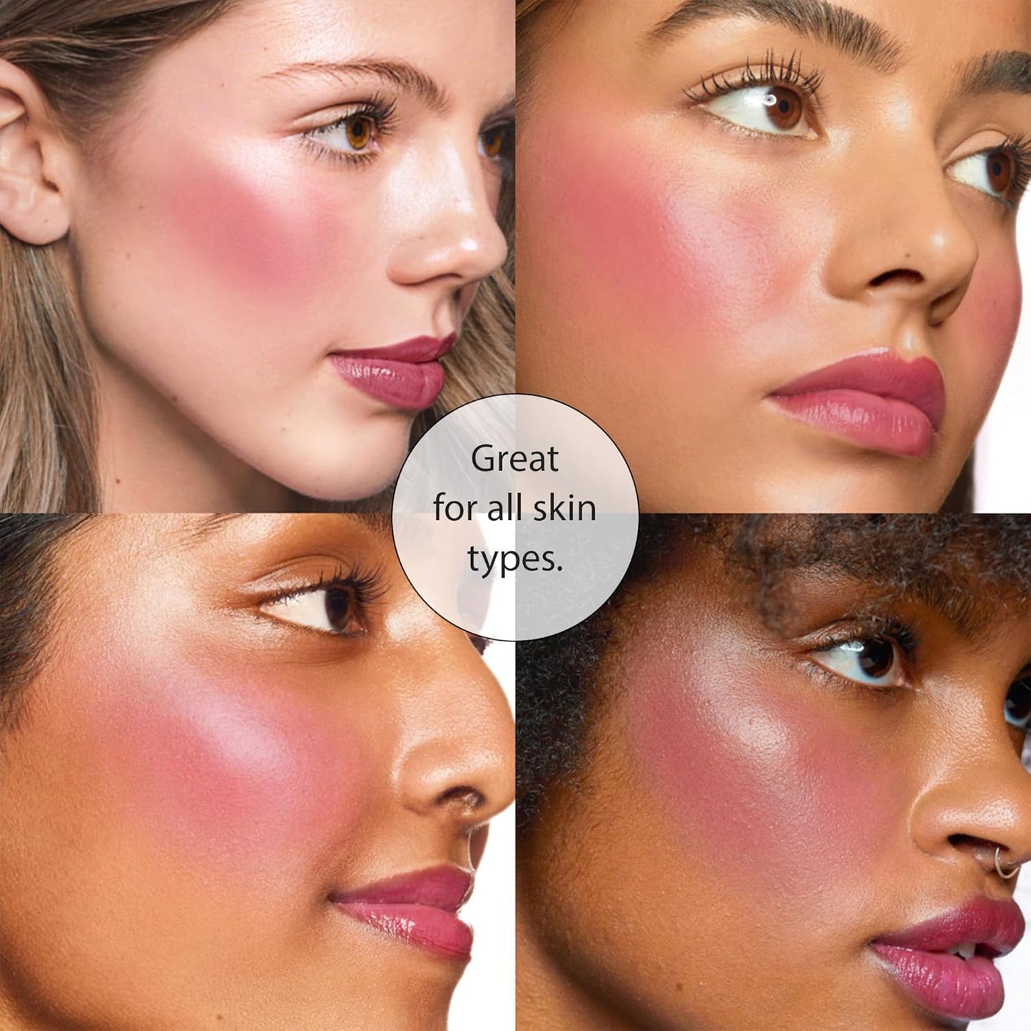 Frilliance Cheek Duo - Very Berry Glow Illuminating Highlighter Tint | Hypoallergenic for All Skin Types